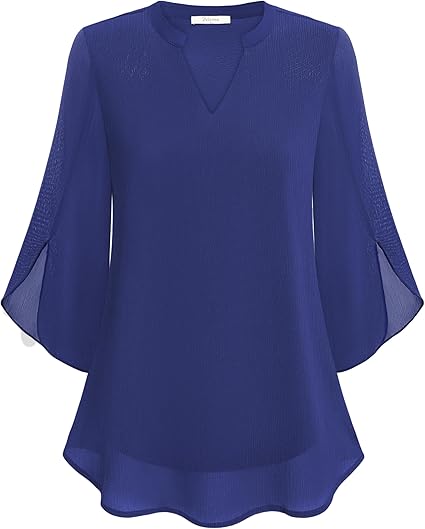 Sylva™ - Graceful V-Neck Top