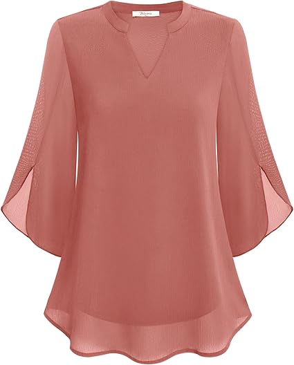 Sylva™ - Graceful V-Neck Top
