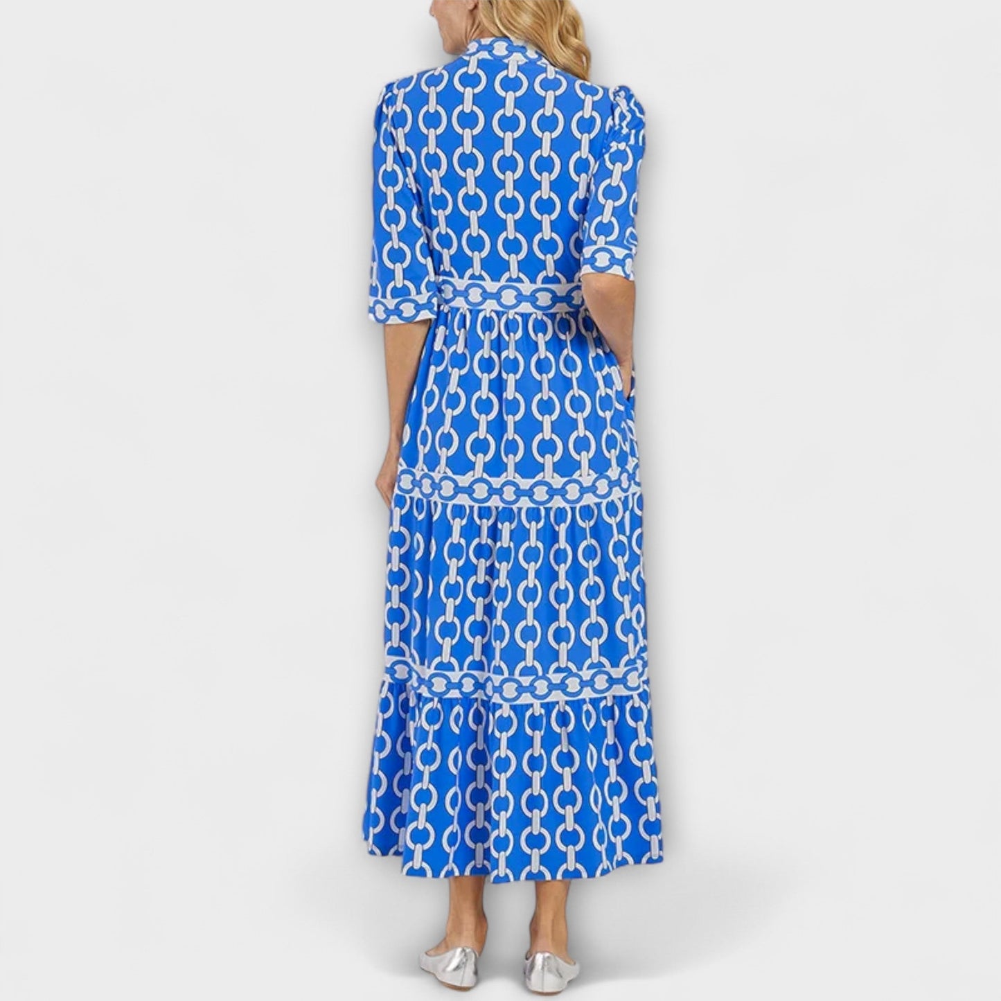 Olivia | Midi Dress with Chain Pattern