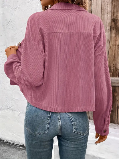 Cleo™ - Chic Cord Jacket