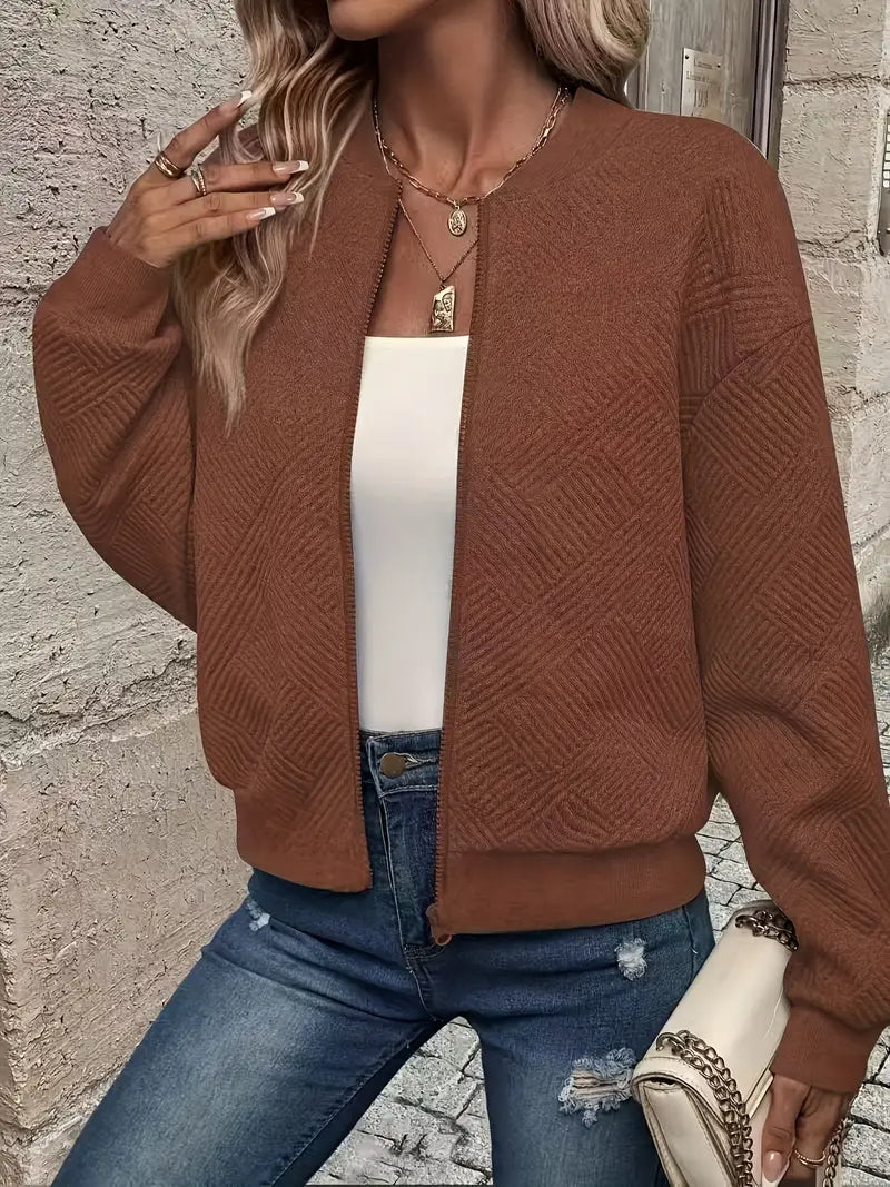 Shanie™ - Cozy Patterned Jacket