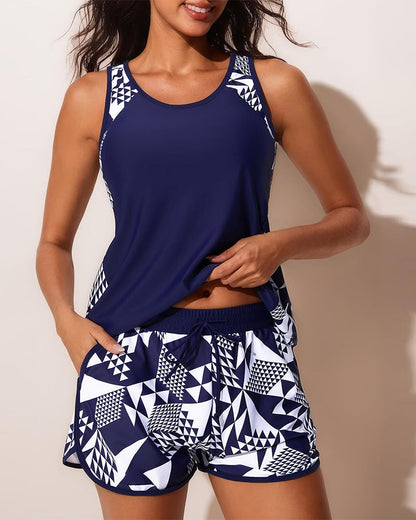 Bikini Pocket Shorts Printed Beach