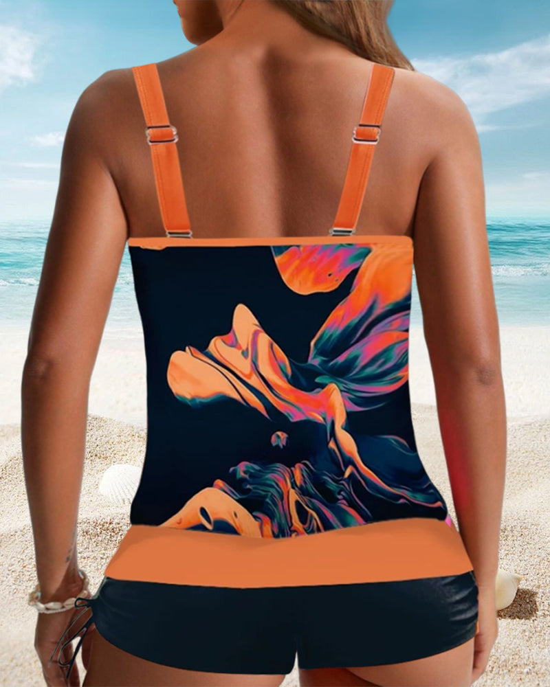 Kaia™ - Chic Abstract Tankini