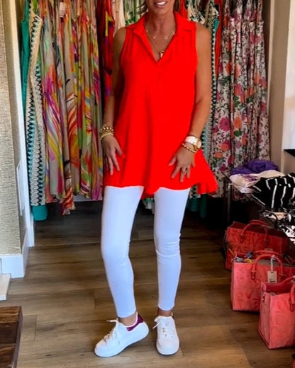 Calyx™ - Elegant V-neck Top