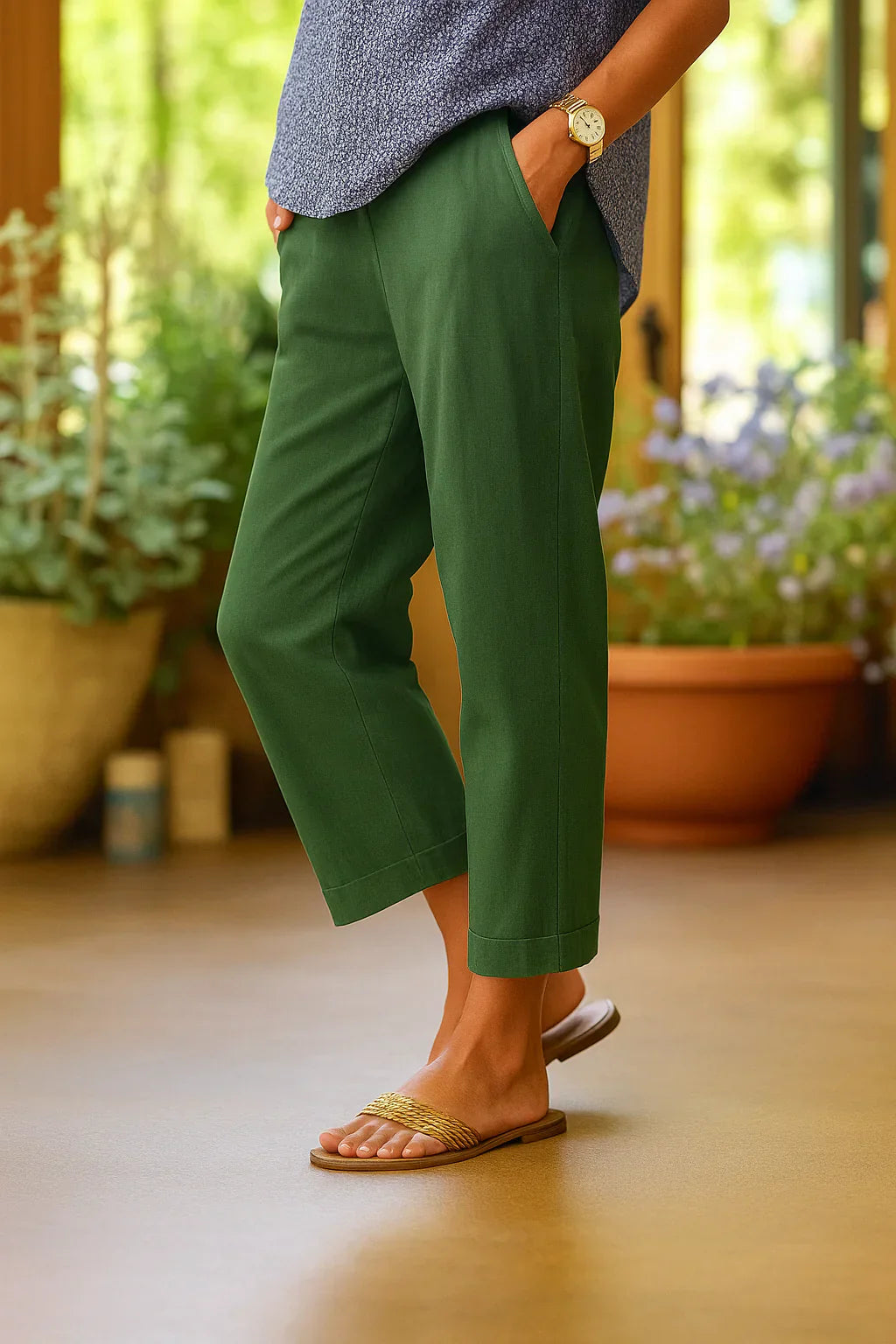 The Mapelyn | Relaxed Cotton Linen Summer Pants