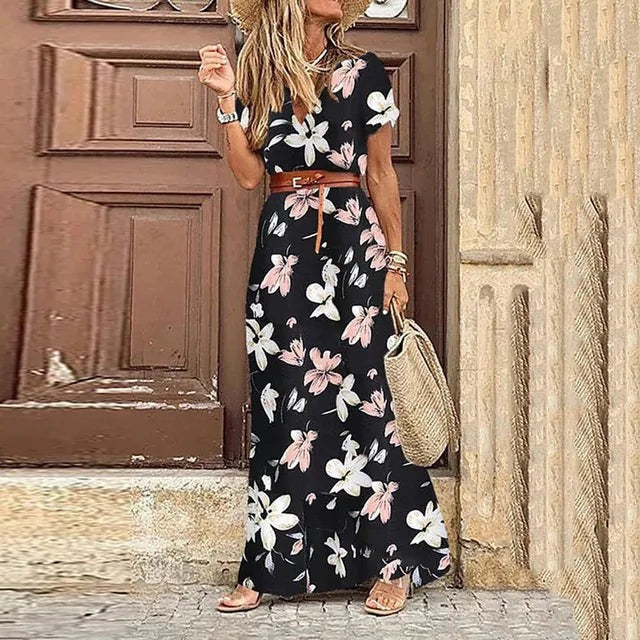 Abigail™ - Bohemian Paisley Dress