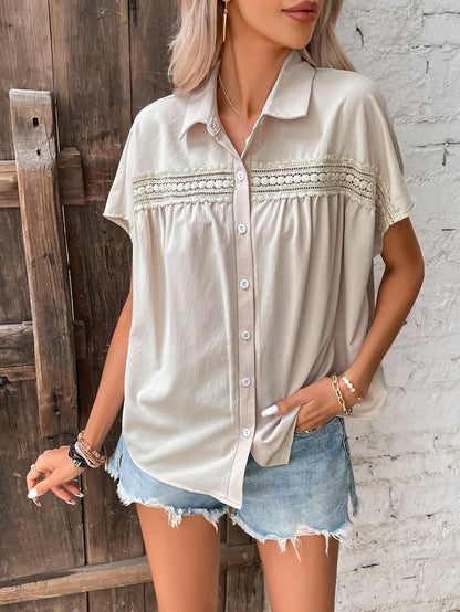 Faye™ - Relaxed Buttoned Blouse