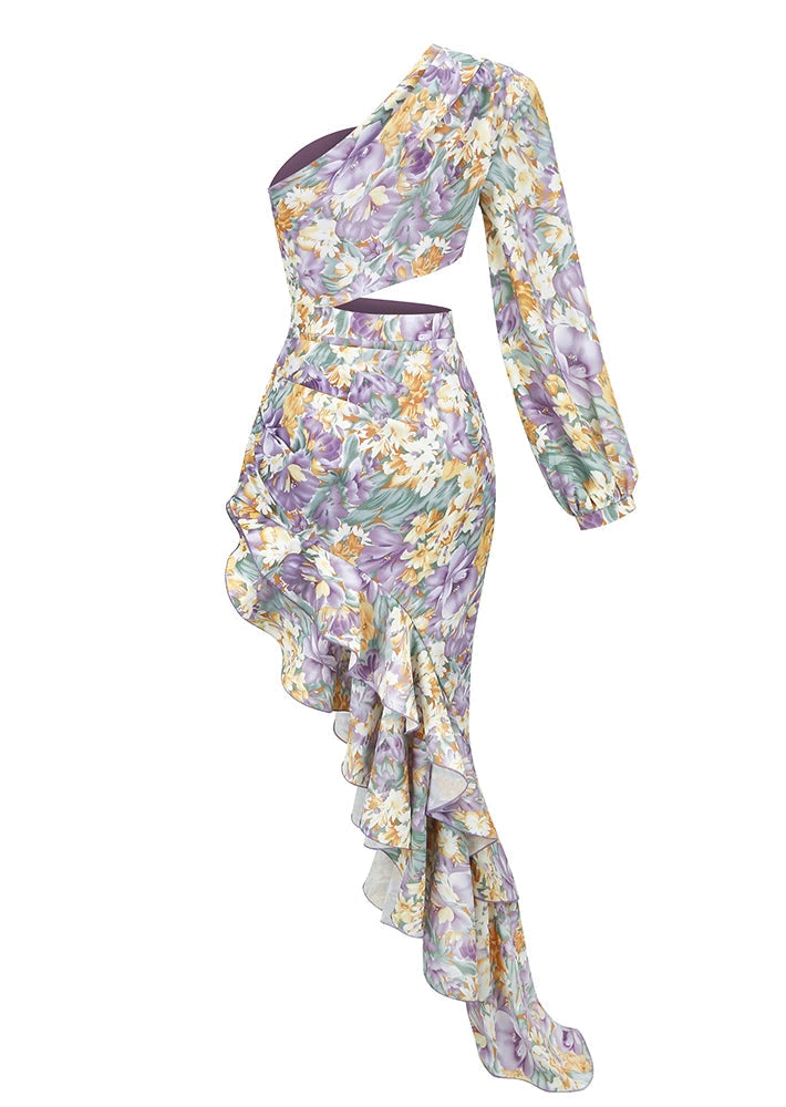Vallia™ - One Shoulder Bloom Dress