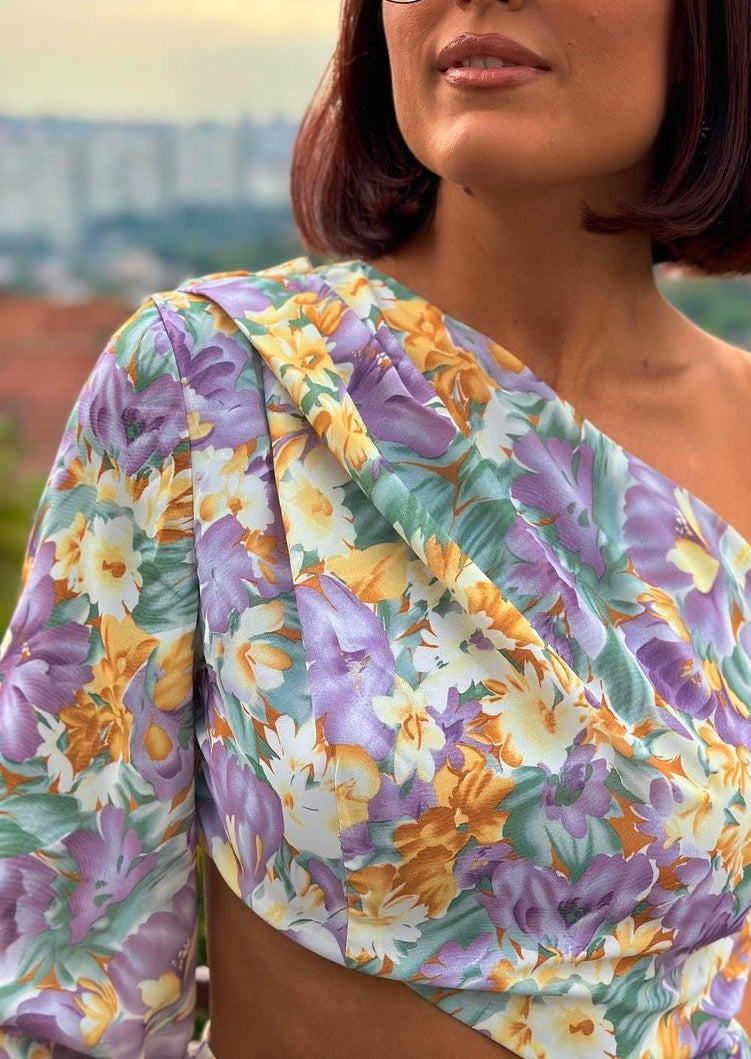 Vallia™ - One Shoulder Bloom Dress