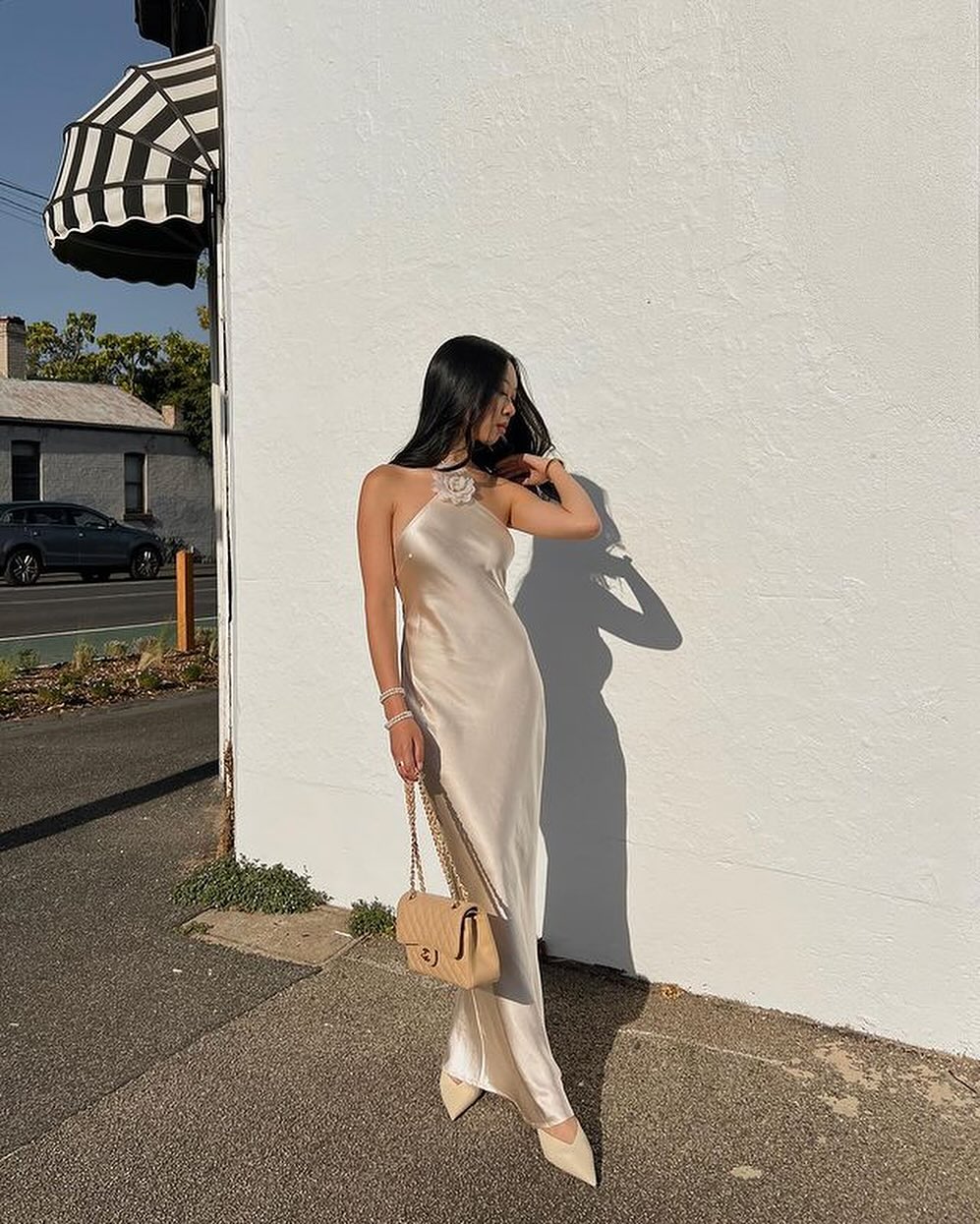 Rosalyn™ – Petal Neck Dress