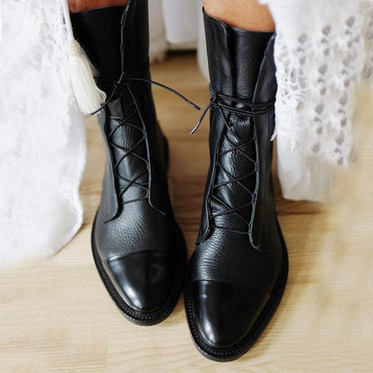 ALTHEA™ - Lace-Up Ankle Boots