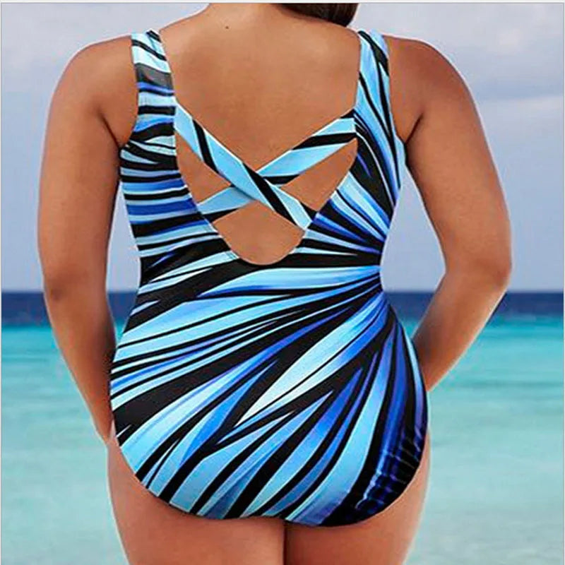 Lina | Your striped push-up monokini for a feminine summer look