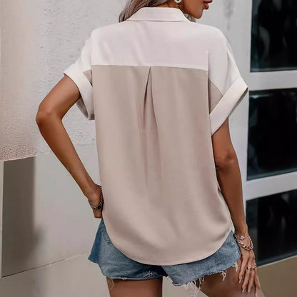 Arshell™ - Relaxed Colorblock Blouse