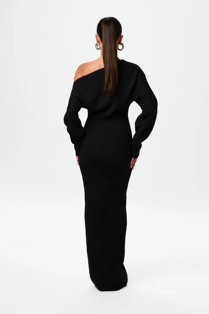 Isla Off-Shoulder Knit Dress
