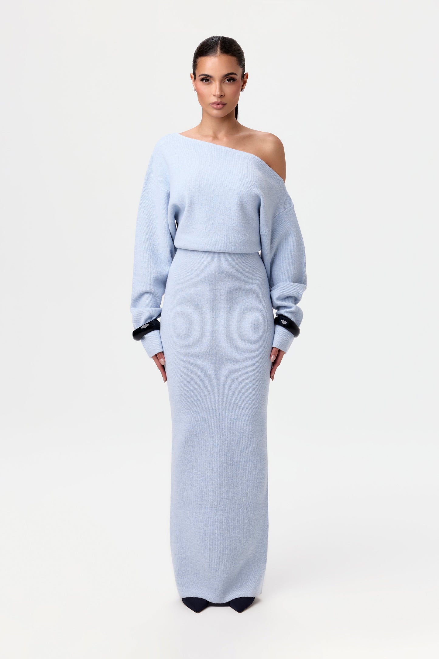 Isla Off-Shoulder Knit Dress