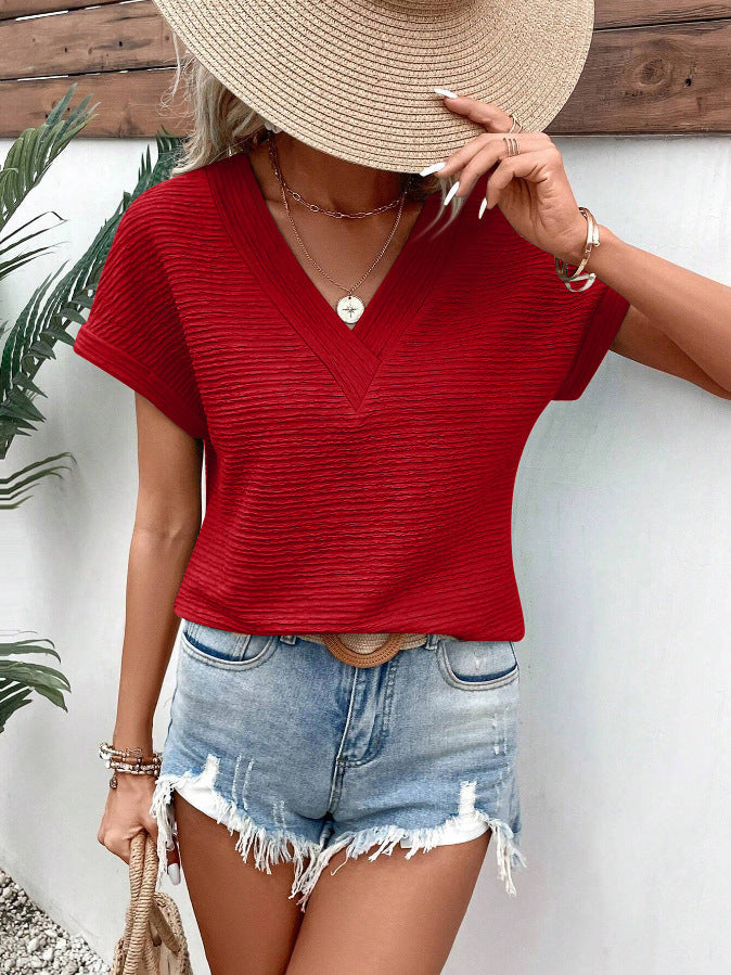 Tessina™ - Relaxed V-Neck Top