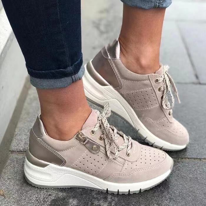 Jovana™ - Stylish Wedge Sneakers