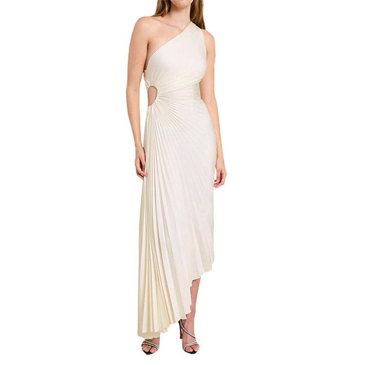 Zerina™ - Pleated Elegance Dress