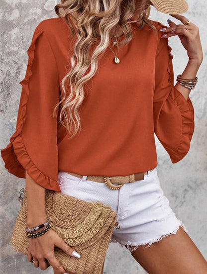 Zinnia™ - Vivid Ruffle Top