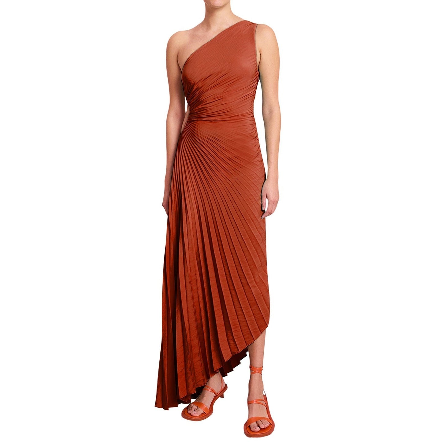 Zerina™ - Pleated Elegance Dress