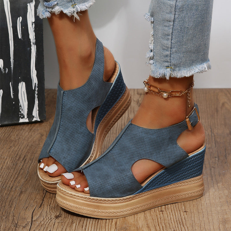 Kelsey™ - Boho Wedge Sandals