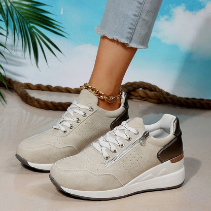 Jovana™ - Stylish Wedge Sneakers