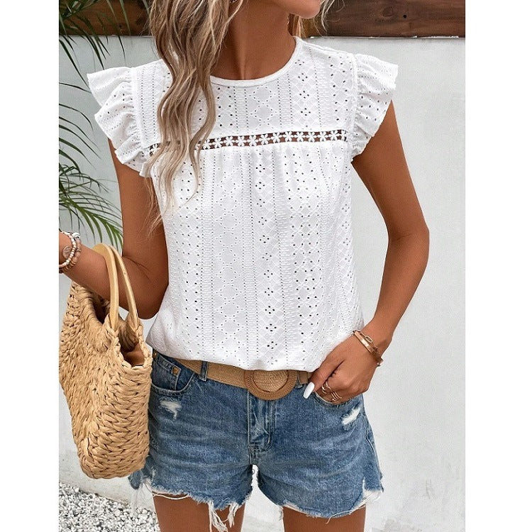 Emberlyn™ - Delicate Lace Blouse