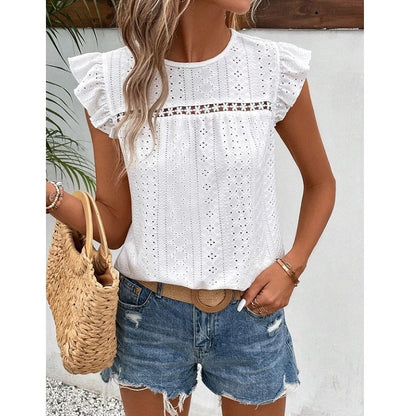 Emberlyn™ - Delicate Lace Blouse