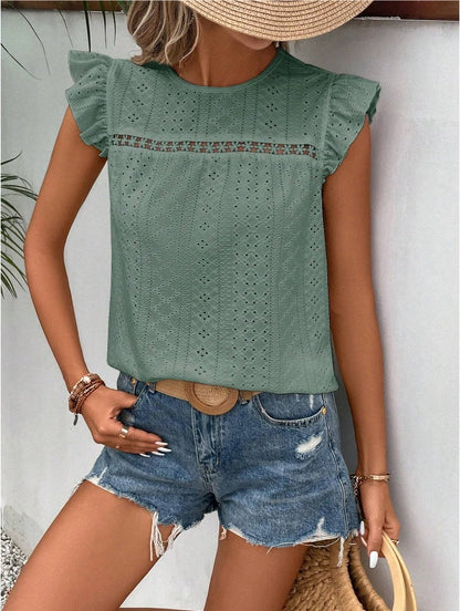 Emberlyn™ - Delicate Lace Blouse