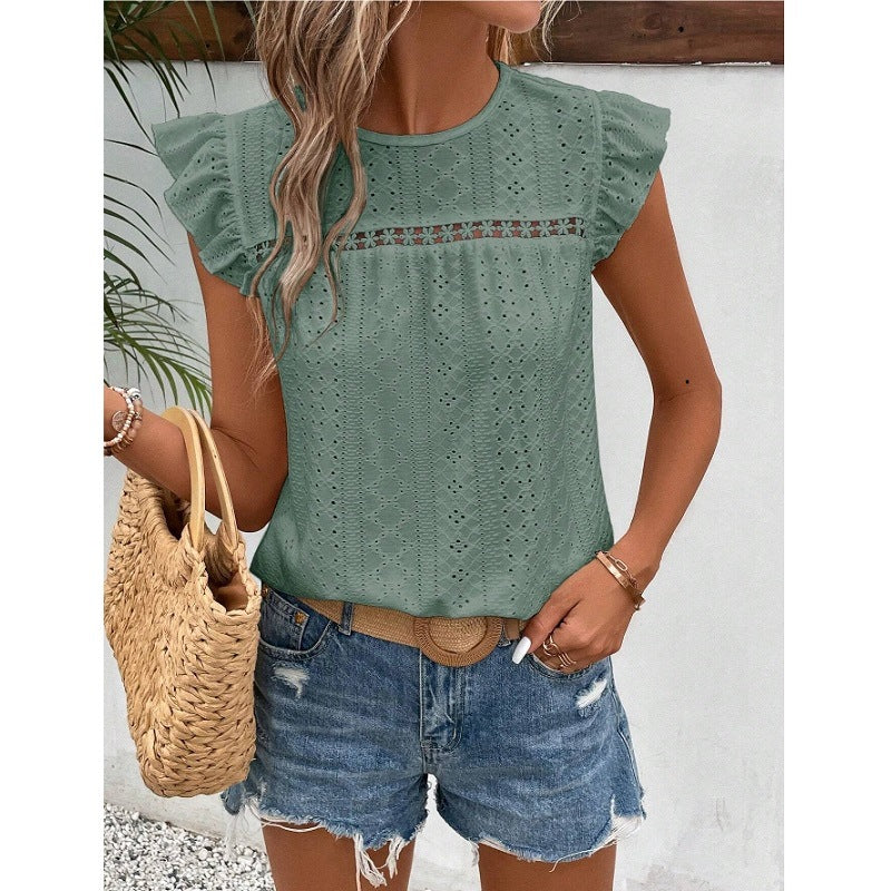 Emberlyn™ - Delicate Lace Blouse
