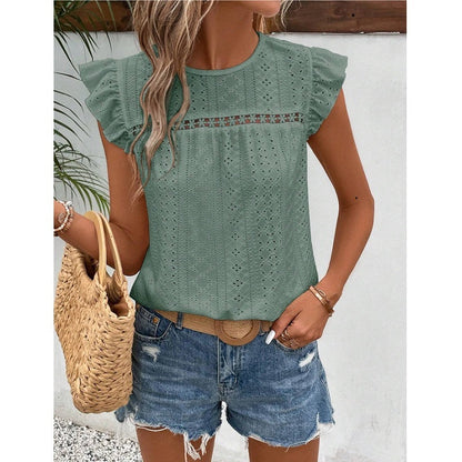 Emberlyn™ - Delicate Lace Blouse