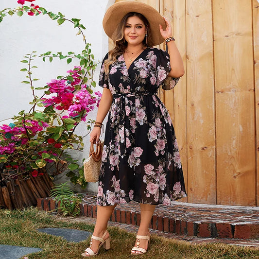 Shaia™ - Floral Embrace Dress