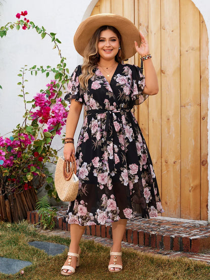 Shaia™ - Floral Embrace Dress