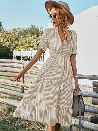Bernice™ - Classic Striped Dress