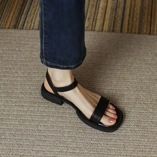 June Comfort Leather Sandals