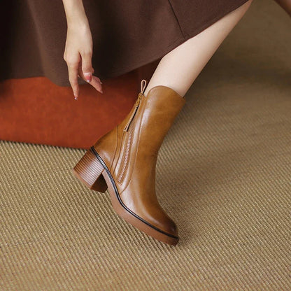 SERENE™ - Block Heel Ankle Boots