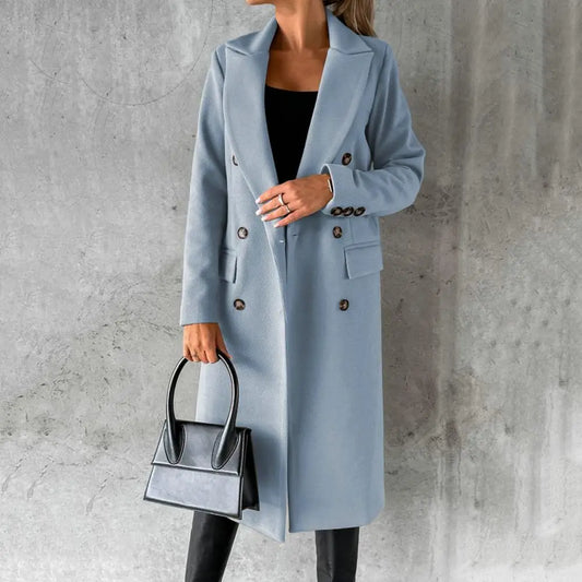 Lysandra - Elegant Double-Breasted Coat