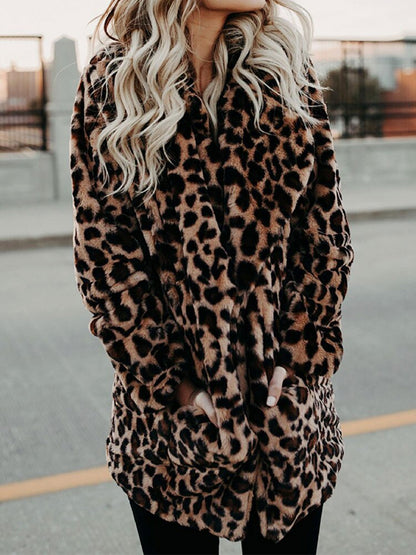 Jennie™ - Leopard Furry Jacket