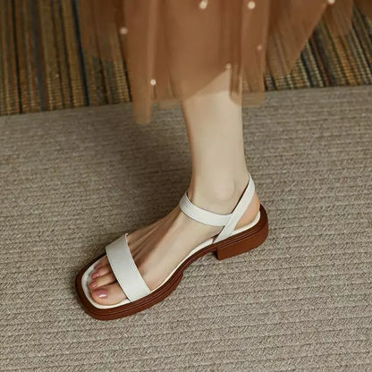 June Comfort Leather Sandals