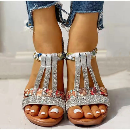 Chynna™ - Shimmering Boho Sandals