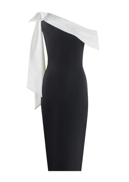 Novera™ - White Draped Detail Dress