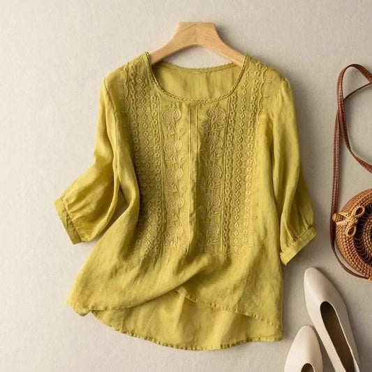 Kristen™ - Elegant Relaxed Blouse