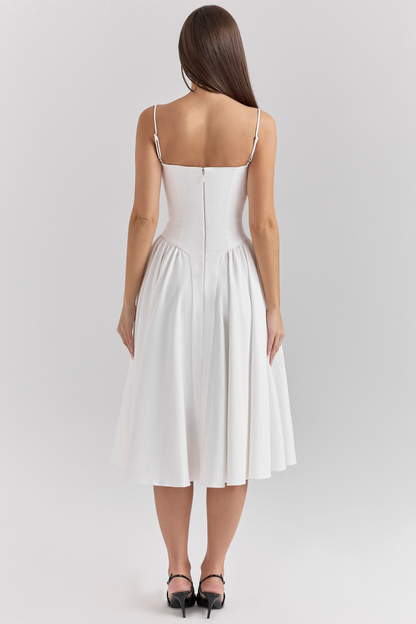 Alina Cinched Midi Dress