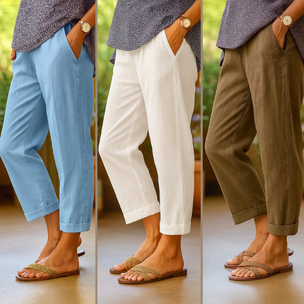 The Mapelyn | Relaxed Cotton Linen Summer Pants