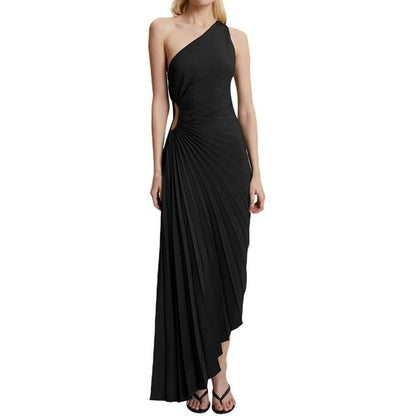 Zerina™ - Pleated Elegance Dress