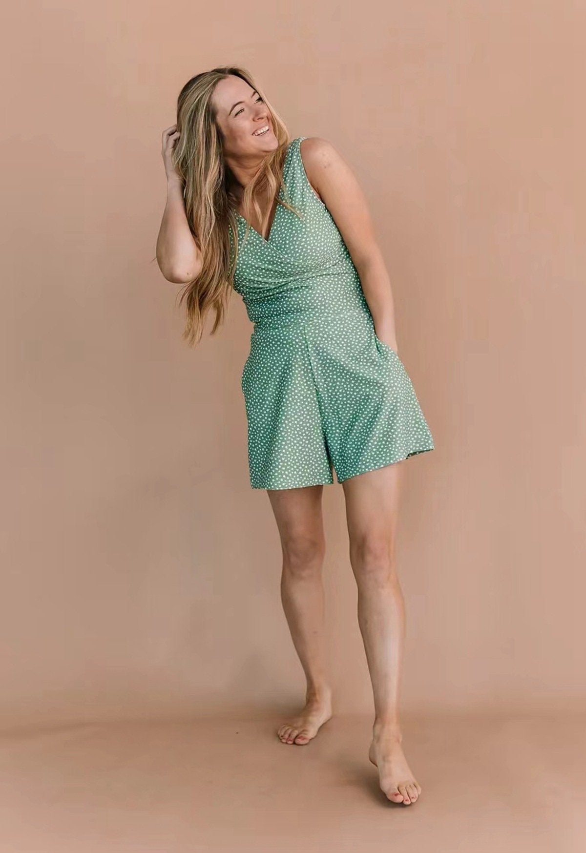 Jolanda | Swimsuit with ruffles & gentle figure shaping