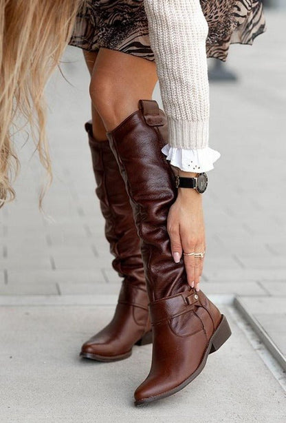 GLAIZA - Elegant Knee-High Boots