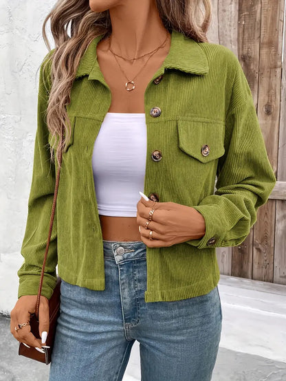Cleo™ - Chic Cord Jacket