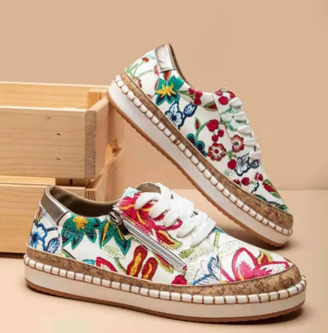 Avery™ - Stylish Botanical Shoes