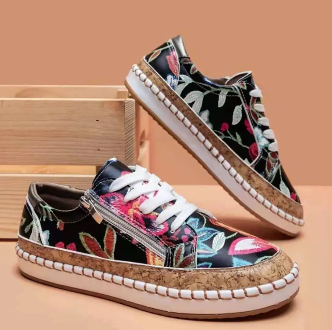 Avery™ - Stylish Botanical Shoes